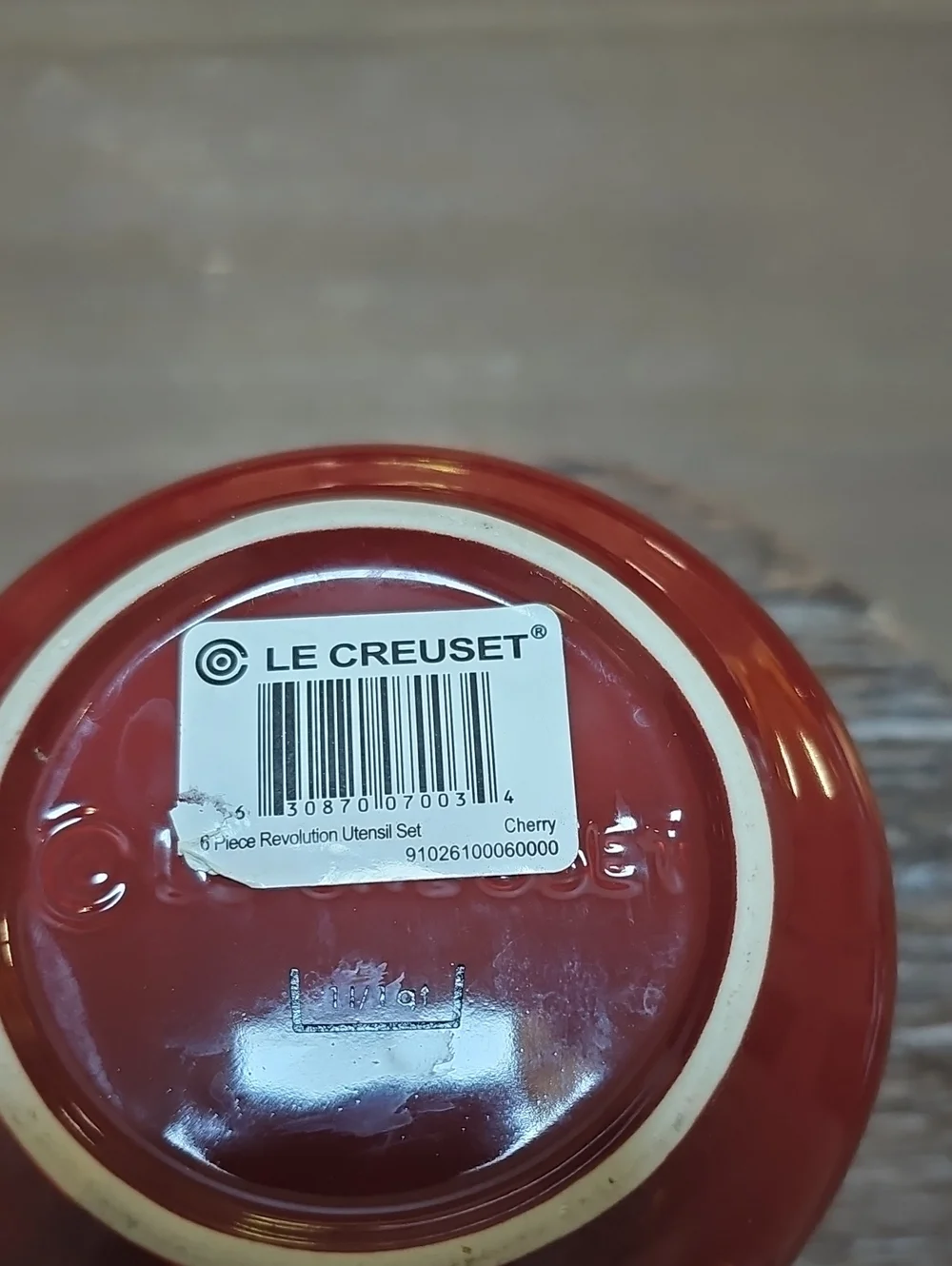 Le Creuset Ombre Red Ceramic Utensil Holder